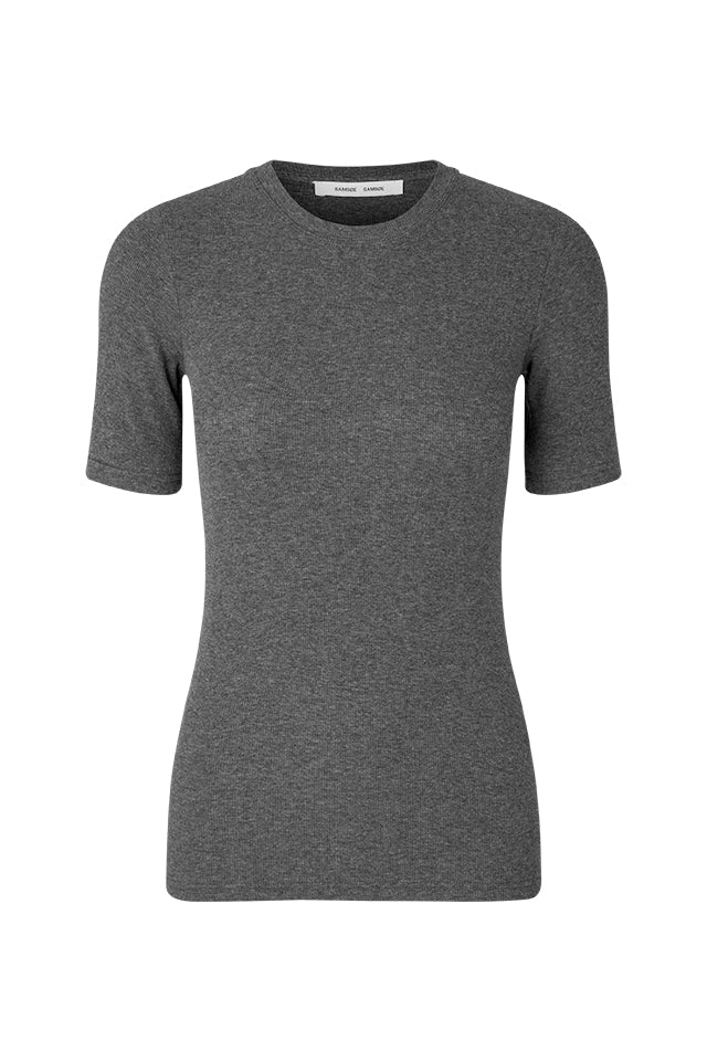 Saalexo t-shirt 7542 - Dark Grey Mel.